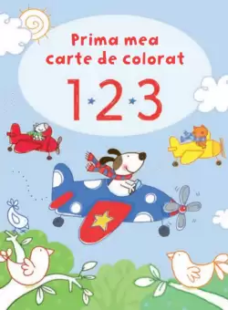 1 2 3. Prima mea carte de colorat