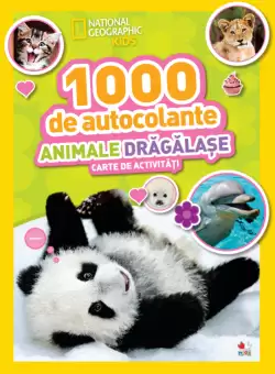 1000 de autocolante. Animale dragalase. Carte de activitati