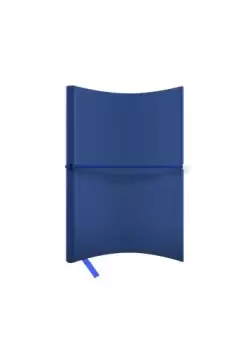 Agenda nedatata A5 Castelli, coperta flexibila Horizon mat bleumarin, elastic orizontal bleumarin, dictando ivory