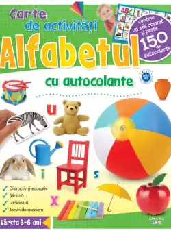 Alfabetul. Carte de activitati cu autocolante