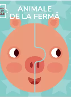 Animale de la ferma. Prima mea carte cu puzzle