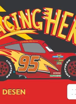 Bloc de desen A4, 16 file, 120g, Cars