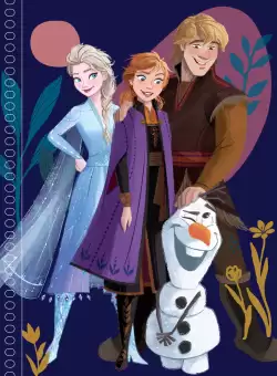 Caiet A5 spirala, dictando 80 file Frozen