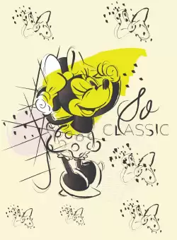 Caiet matematica A4, 60 de file, Minnie Mouse