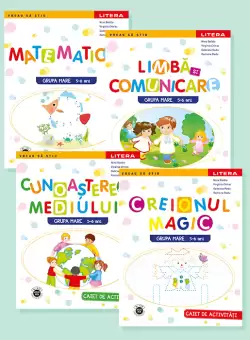 Caiete de activitati Grupa mare 5 - 6 ani. Pachet 4 carti