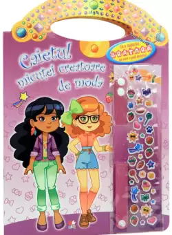 Caietul micutei creatoare de moda. Tinute asortate. Mov