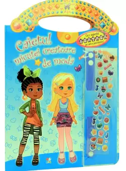 Caietul micutei creatoare de moda. Tinute sic. Albastru