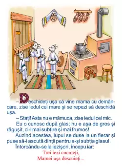 Capra cu trei iezi. Carte uriasa | Ion Creanga