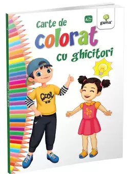 Carte de colorat cu ghicitori