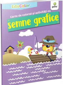 Carte de colorat si activitati cu semne grafice