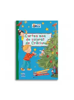 Cartea mea de colorat de Craciun - Invata cu Max