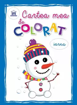Cartea mea de colorat: Iarna