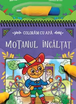 Coloram cu apa. Motanul incaltat
