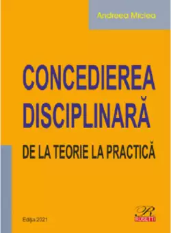 Concedierea disciplinara | Andreea Miclea