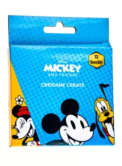 Creioane cerate Disney Mickey &amp; Friends, 12 bucati