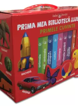 Cutie Prima mea biblioteca ilustrata. Primele cuvinte. Bebe invata (8 carticele)