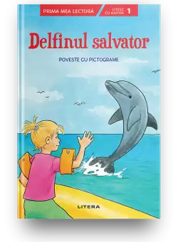 Delfinul salvator. Poveste cu pictograme (Nivelul 1)