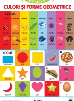 Descopera! Culori si forme geometrice (planse educationale)