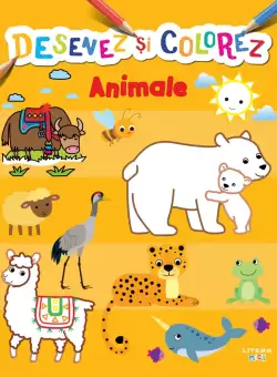 Desenez si colorez. Animale
