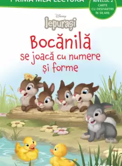 Disney Iepurasi. Bocanila se joaca cu numere si forme (Nivelul 2 Carte cu despartiri in silabe)