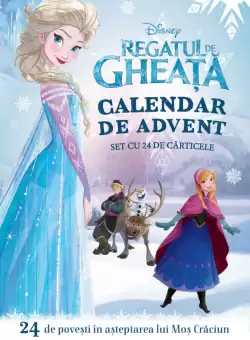 Disney. Regatul de gheata. Calendar de advent. Set cu 24 de carticele (transport gratuit)