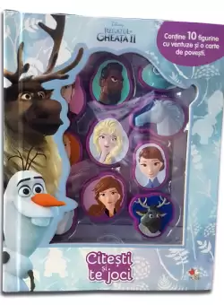 Disney. Regatul de gheata II. Citesti si te joci (contine 10 figurine cu ventuze)