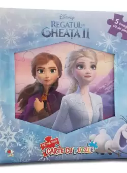 Disney. Regatul de gheata II. Prima mea carte cu puzzle