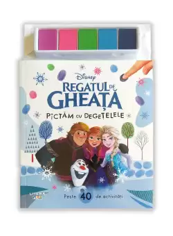 Disney. Regatul de gheata. Pictam cu degetelele