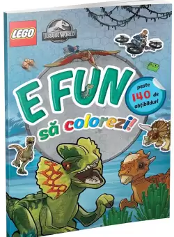 E fun sa colorezi - Jurassic World (carte de colorat cu abtibilduri)
