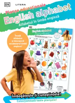 English Alphabet. Alfabetul in limba engleza. Planse educationale