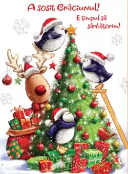 Felicitare muzicala - A sosit Craciunul! E timpul sa sarbatorim!