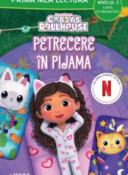 Gabby's Dollhouse. Petrecere in pijama (Nivelul 2 Carte cu majuscule)