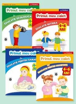 Imi place la gradinita 4 - 6 ani. Pachet 4 carti