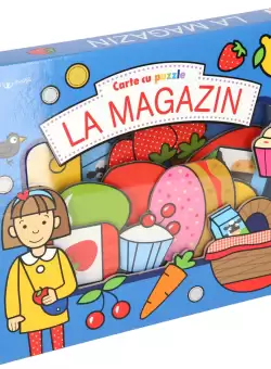 La magazin. Carte cu puzzle. Bebe invata