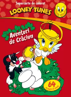 Looney Tunes. Aventuri de Craciun. Supercarte de colorat