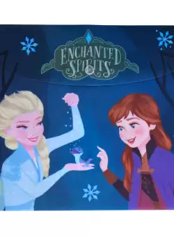 Mapa plastic A4 cu buton Frozen