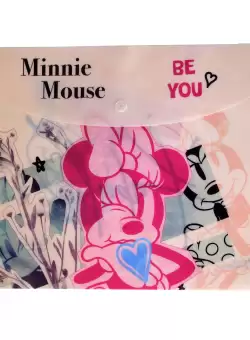 Mapa plastic A4 cu buton gimnaziu Minnie