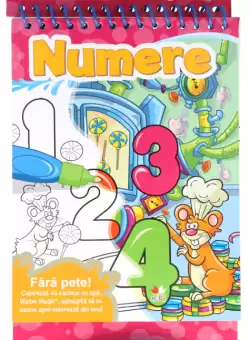 Numere. Coloram cu carioca cu apa