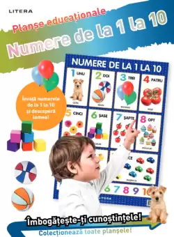 Numere de la 1 la 10. Planse educationale