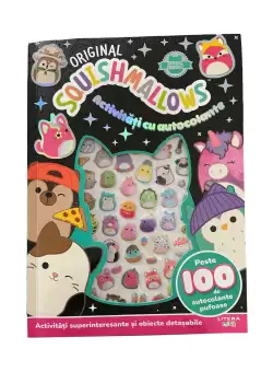 Original Squishmallows. Activitati cu autocolante