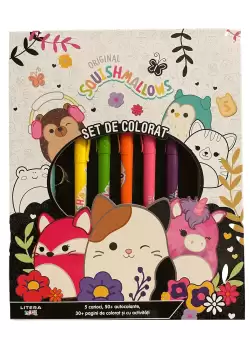 Original Squishmallows. Set de colorat