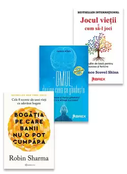 Pachet 3 pasi spre o viata bogata. Set 3 carti
