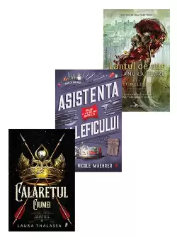Pachet Calaretul Ciumei + Lantul de Aur + Asistenta Maleficului. Set 3 carti