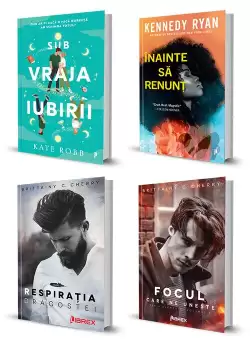 Pachet Sub vraja iubirii + Inainte sa renunt + Focul care ne uneste + Respiratia dragostei. Set 4 carti