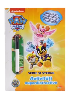 Patrula Catelusilor. Activitati superdistractive. Scrie si sterge