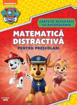 Patrula Catelusilor. Matematica distractiva pentru prescolari. Carte de activitati cu autocolante