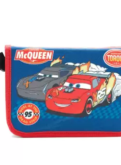 Penar 1 fermoar, echipat, 2 flapsuri, 37 instrumente, 19.5x13x3.5 cm Cars + stilou