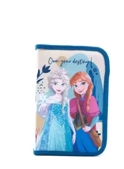 Penar 1 fermoar, echipat, 2 flapsuri, 37 instrumente, 19.5x13x3.5 cm Frozen + stilou