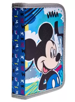 Penar cu 1 fermoar si 2 flapsuri, echipat, 32 piese Mickey Mouse