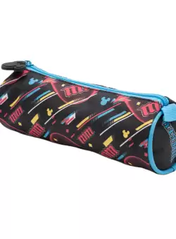 Penar etui 1 fermoar rotund 21x7x7 cm Mickey gimnaziu